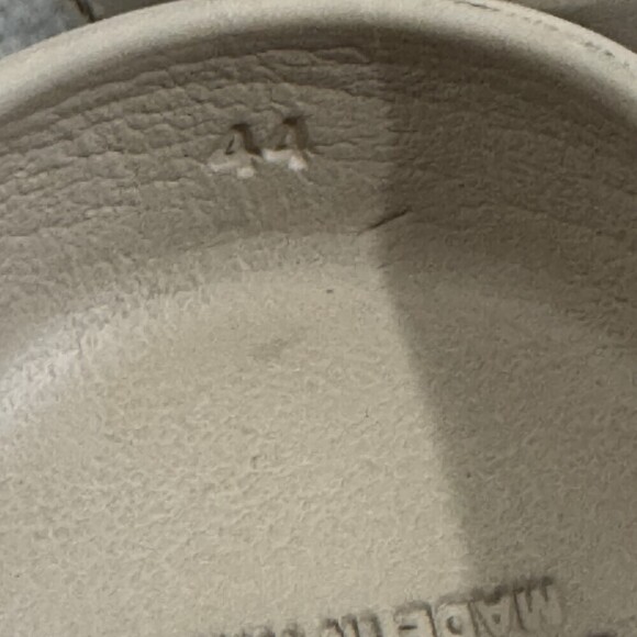 Fear Of God Taupe Beige Slip-On Clogs Made in Italy Size 44 EU 11 US - Picture 8 of 10